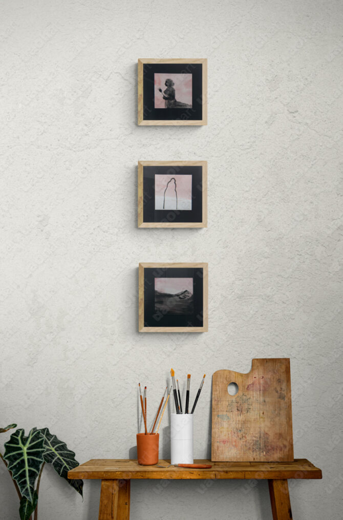 Trittico rosa