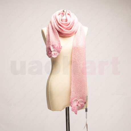 Sciarpa Lana Rosa